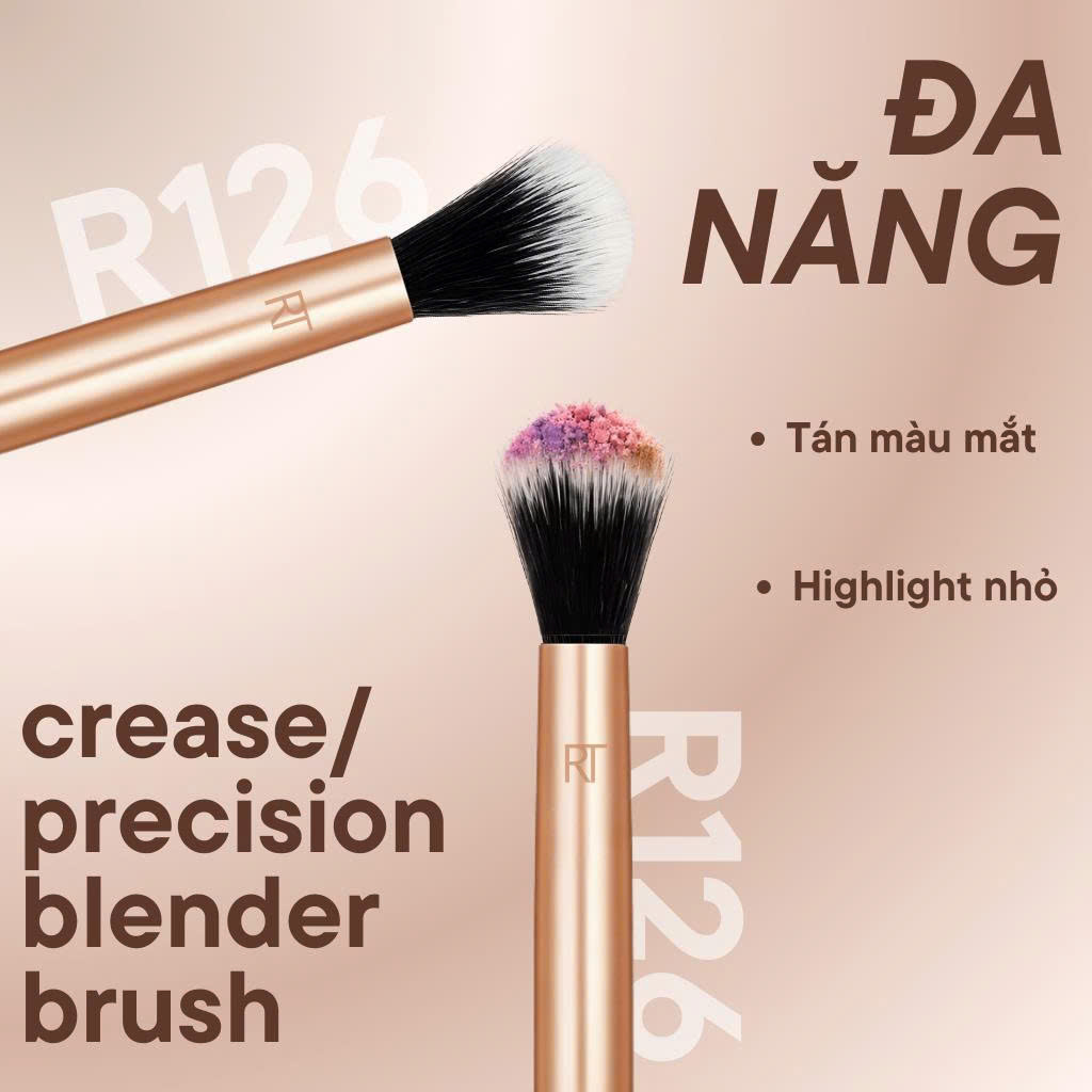 Cọ Tán Hốc Mắt Chính Xác RT Real Techniques Crease Và Precision Blender Brush R126